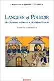 Langues et pouvoir