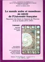 Répertoire des thèses en Sciences de l'Homme et de la Société 1973-1987