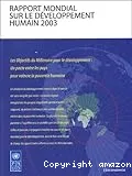 Rapport mondial sur le développement humain 2003