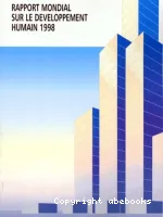 Rapport mondial sur le développement humain 1998