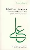 Laïcité ou islamisme