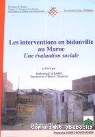 Les interventions en bidonville au Maroc