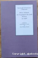 Brève relation de l'expulsion des Juifs d'Oran en 1669